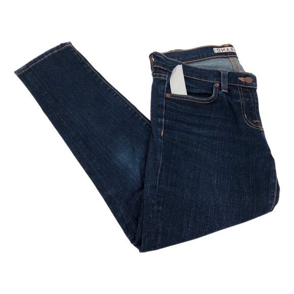J Brand Blue Straight Leg Jeans | Mid-Rise, Cotton Material - Picture 5 of 6